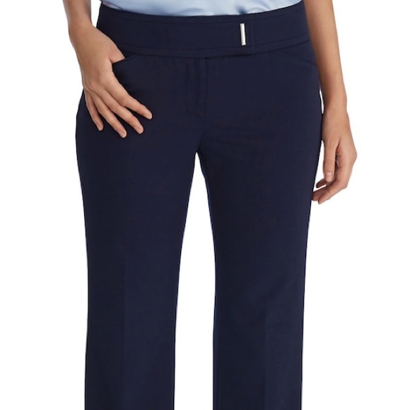 WHBM Seasonless Bootcut Navy Pants - Picture 7 of 12